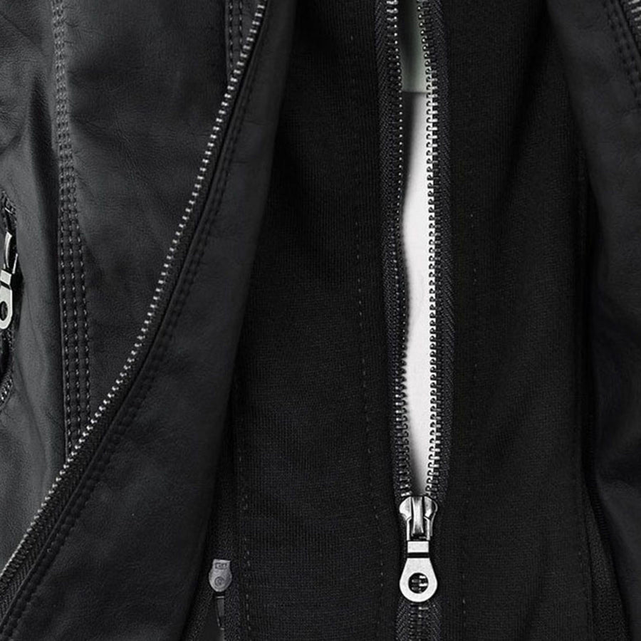 Callista | Cazadora biker con capucha