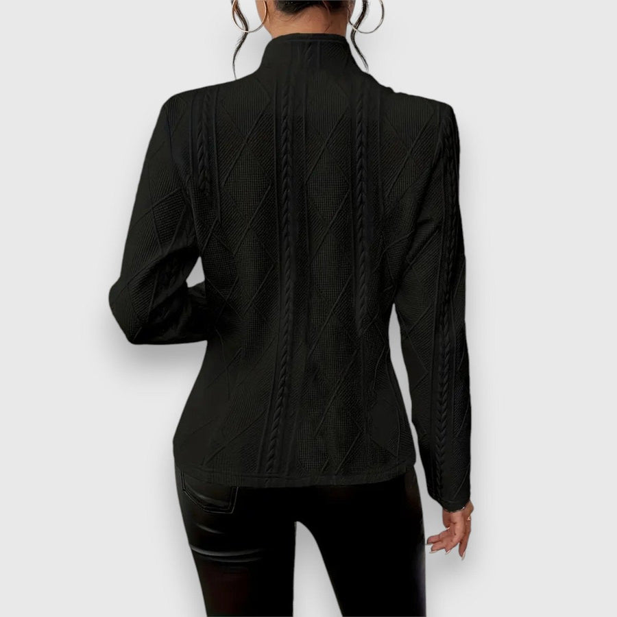 Loretta | Chaqueta de punto texturizada con botones