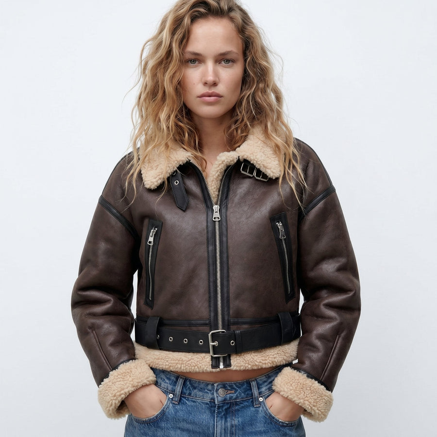 Verena | Cazadora aviador corta