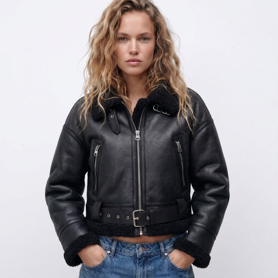 Verena | Cazadora aviador corta