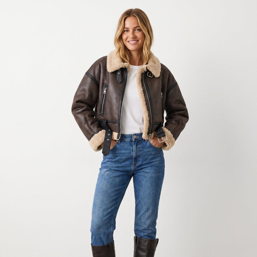 Verena | Cazadora aviador corta