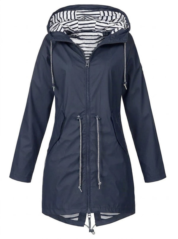 Margaret | Impermeable con capucha y cordón