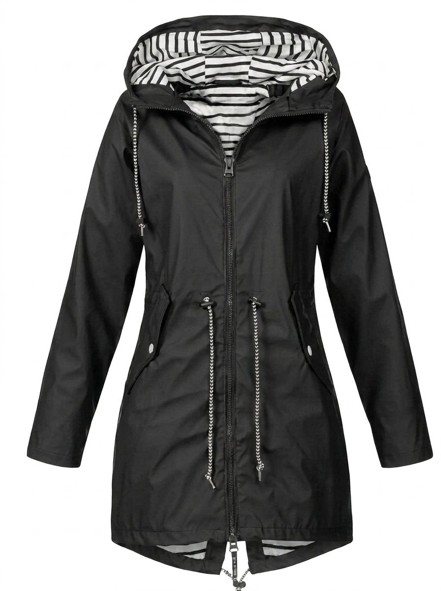 Margaret | Impermeable con capucha y cordón