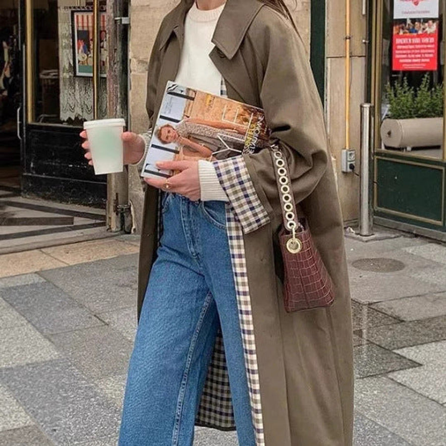 Lucia | Gabardina larga oversize