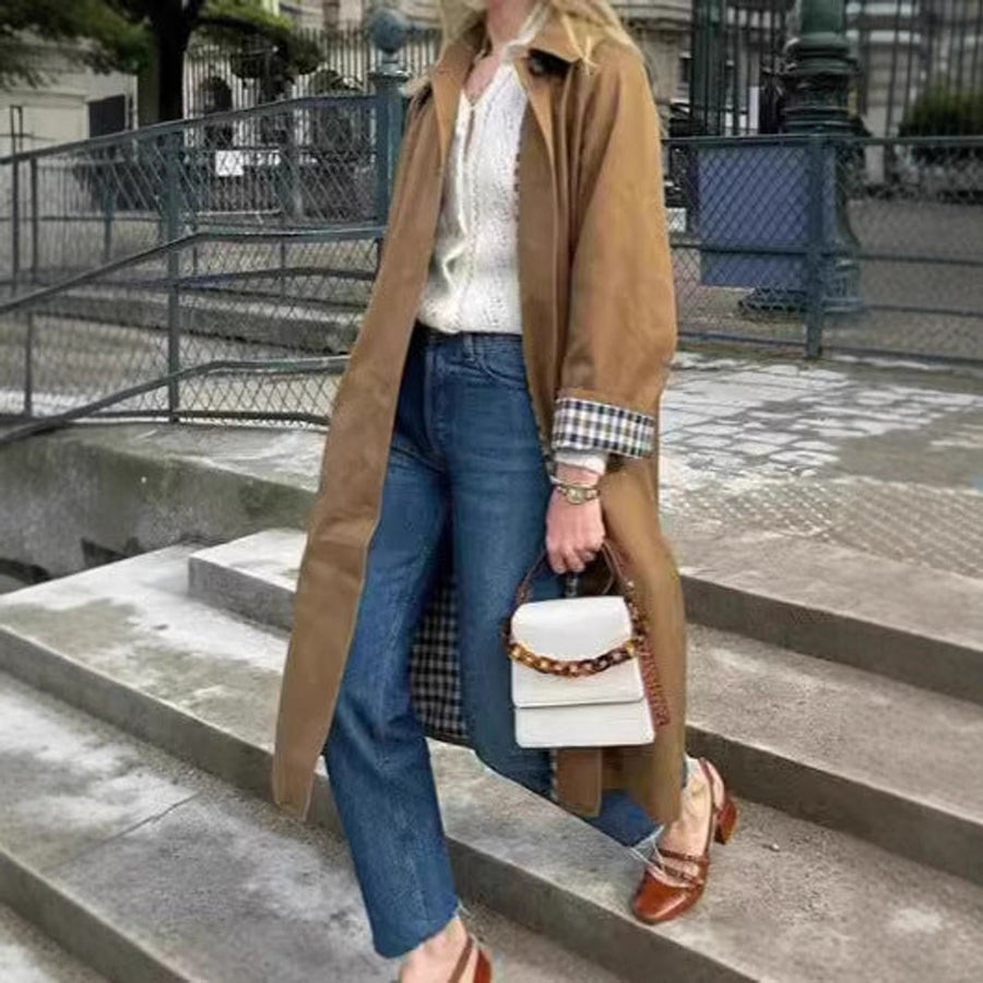 Lucia | Gabardina larga oversize