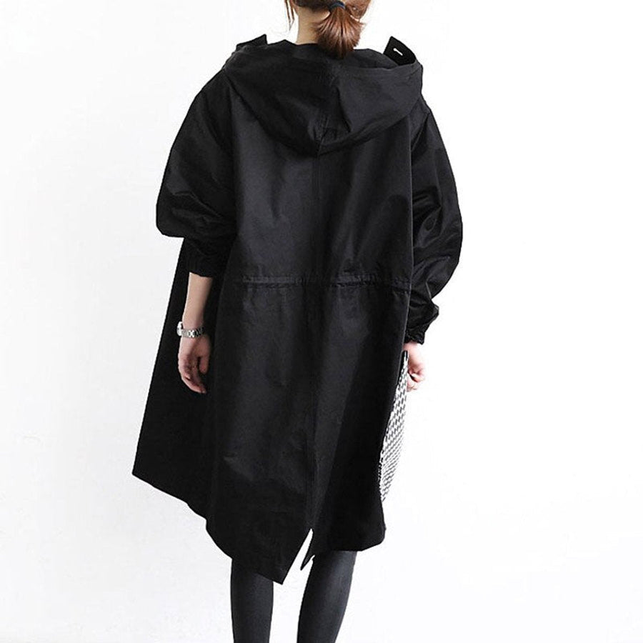 Maisie | Abrigo oversize con capucha y botones