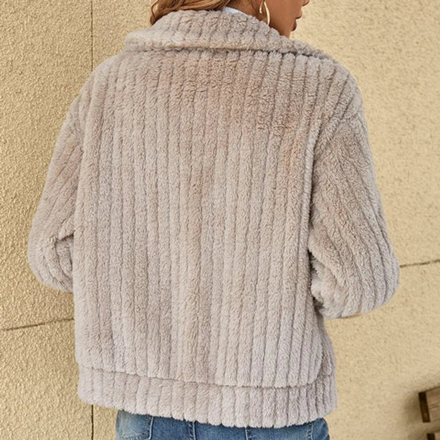 Roberta | Chaqueta suave con cremallera