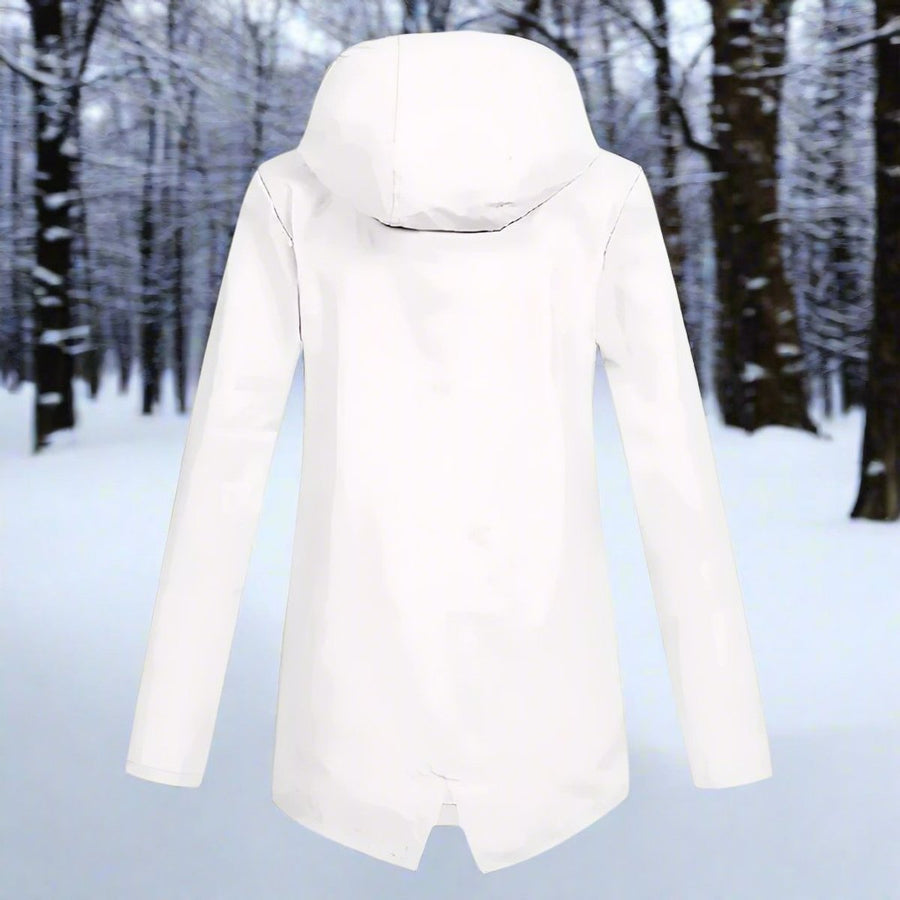 Lorraine | Chubasquero largo impermeable con capucha