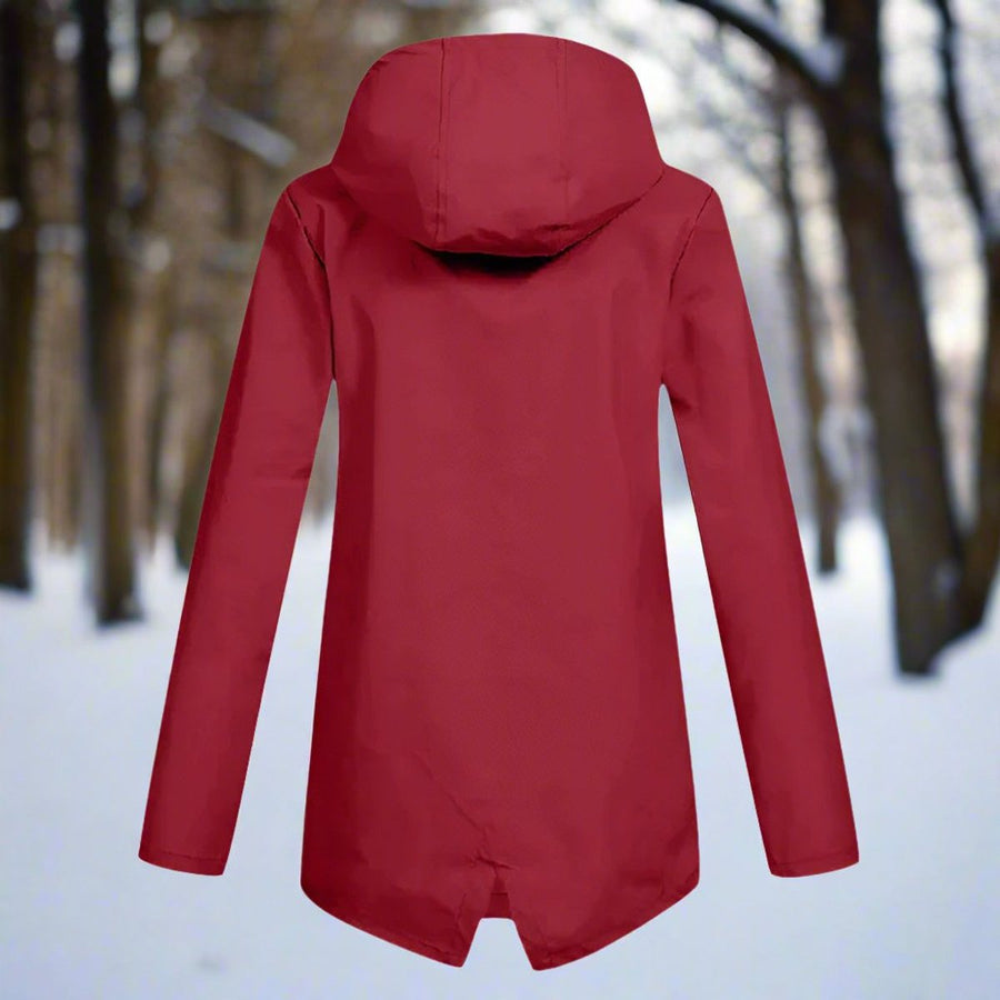 Lorraine | Chubasquero largo impermeable con capucha