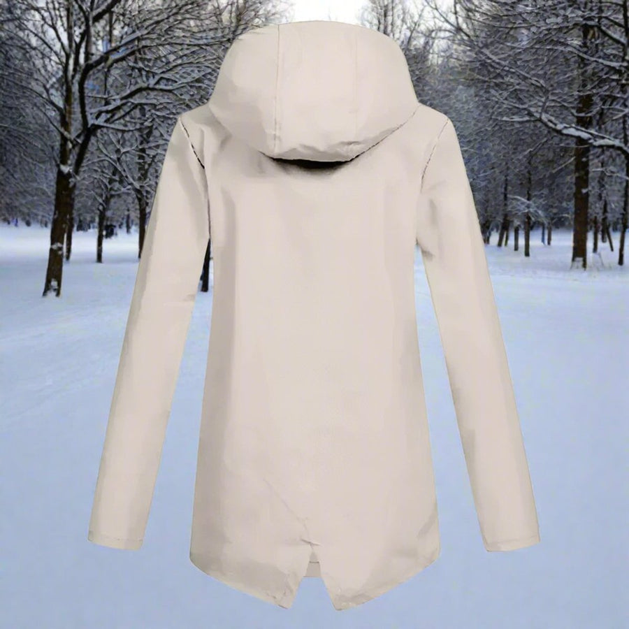 Lorraine | Chubasquero largo impermeable con capucha