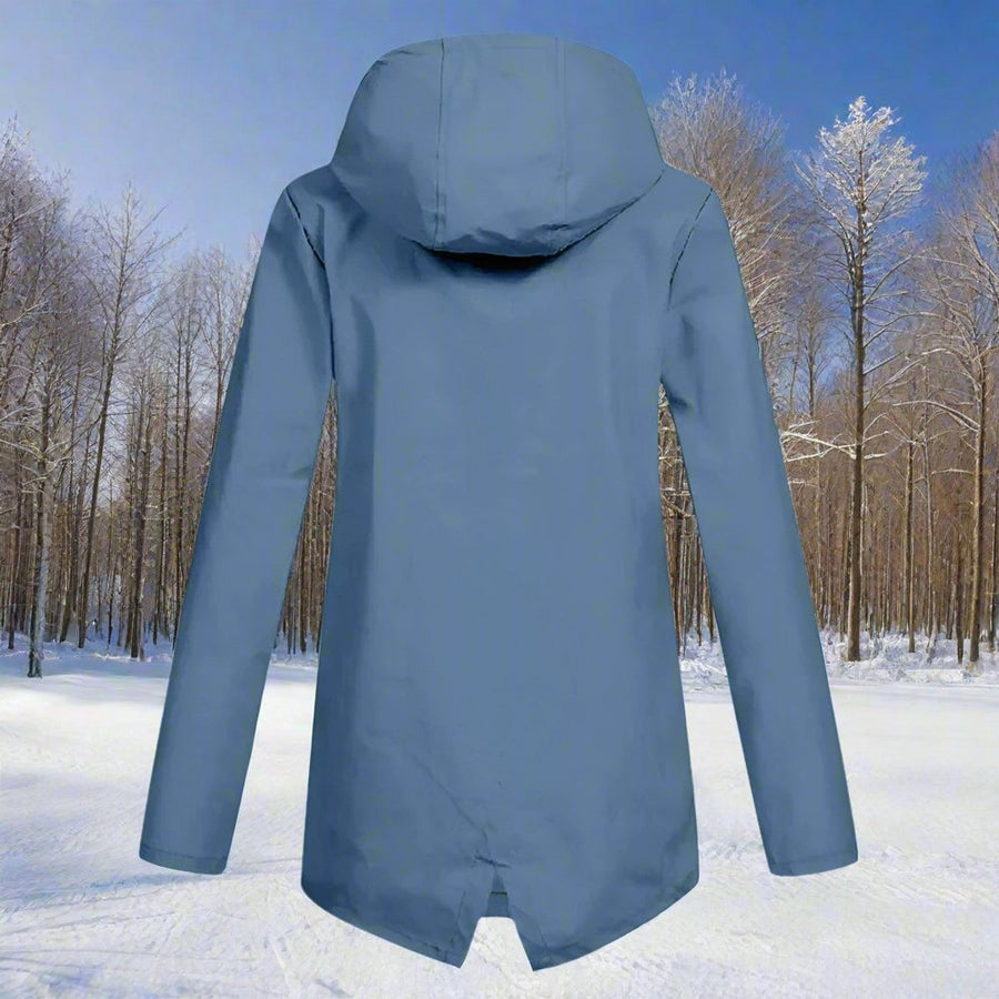 Lorraine | Chubasquero largo impermeable con capucha