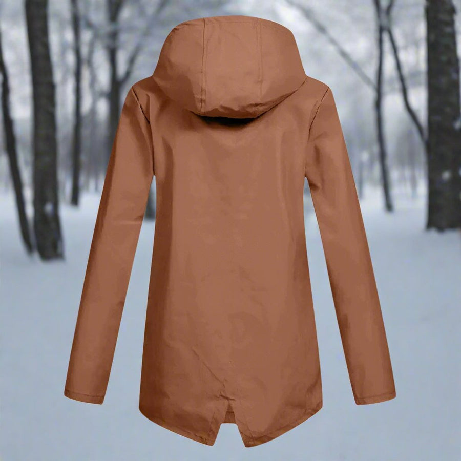 Lorraine | Chubasquero largo impermeable con capucha